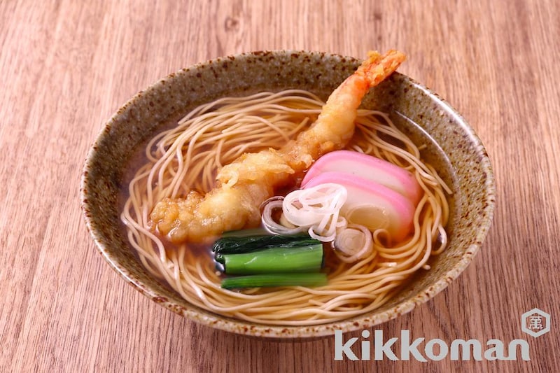 大豆麺で年越しそば風（大豆麺細麺使用)