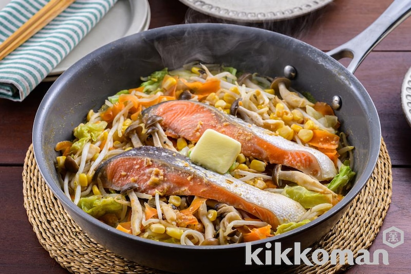 ワンパン卓ドン!鮭のちゃんちゃん焼き風【包丁・まな板不要】