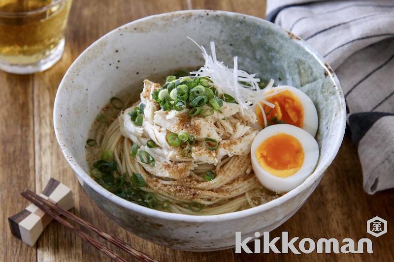 スープがうまい!ねぎ塩鶏そば(大豆麺細麺使用)