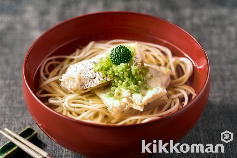鯛のにゅうめん(てのしま 林 亮平さん)【番組「おいしい記憶きかせてください」公開レシピ】