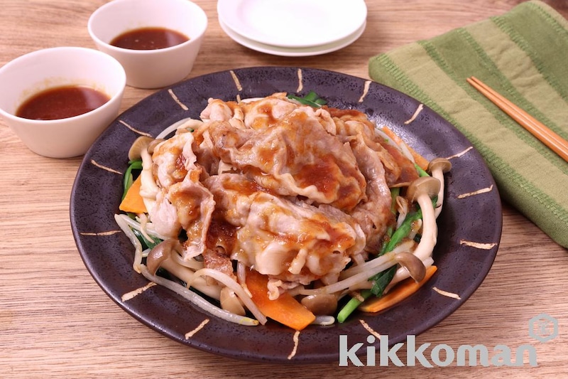さっぱりおろしの焼きしゃぶ(わが家は焼肉屋さん使用)