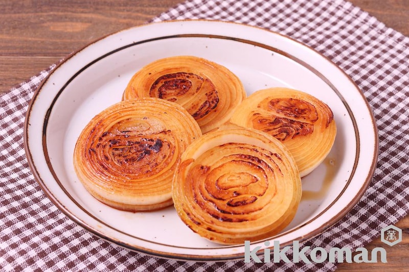 玉ねぎのしぼ生焼き【味つけは生しょうゆだけ】