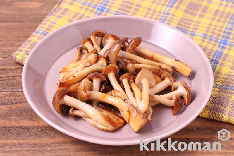 しめじのしぼ生焼き【味つけは生しょうゆだけ】