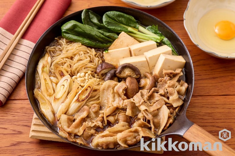 フライパンでお手軽! 豚すき焼き