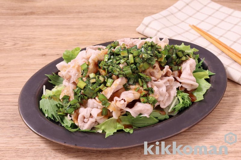 ピリ辛にらだれの冷しゃぶ(わが家は焼肉屋さん使用)