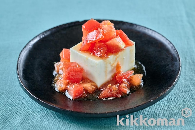 しょうゆトマト 豆腐のせ