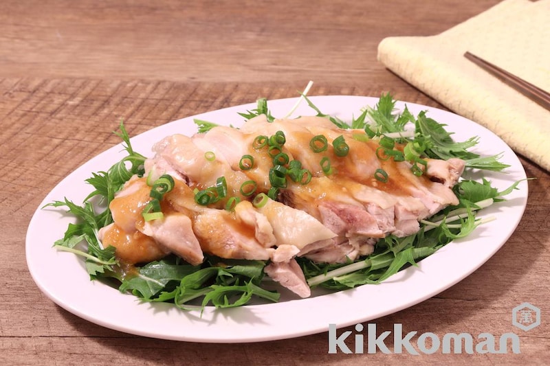 レンジで!贅沢果実だれのよだれ鶏風(わが家は焼肉屋さん使用)