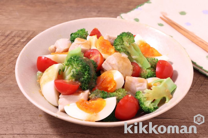 贅沢果実だれの彩りサラダ(わが家は焼肉屋さん使用)