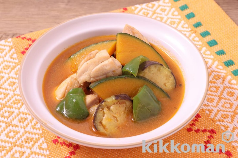 季節野菜のスープカレー(うちのごはん使用)