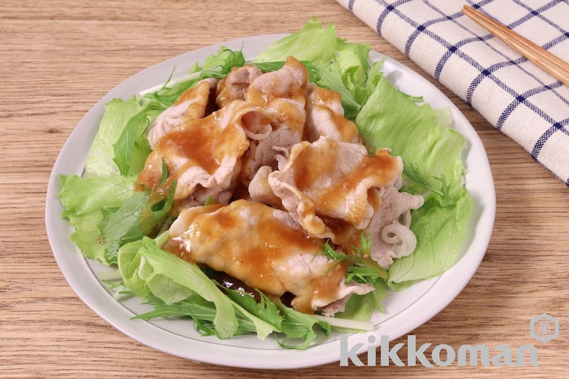 贅沢果実だれの冷しゃぶサラダ(わが家は焼肉屋さん使用)