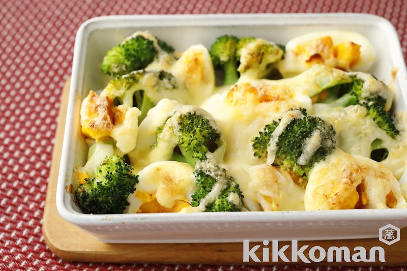 ゆで卵とブロッコリーのチーズ焼き【たんぱく質が摂れるサプリ副菜】