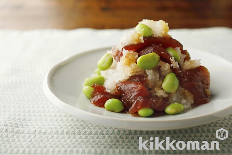 まぐろと枝豆のおろし和え【たんぱく質が摂れるサプリ副菜】