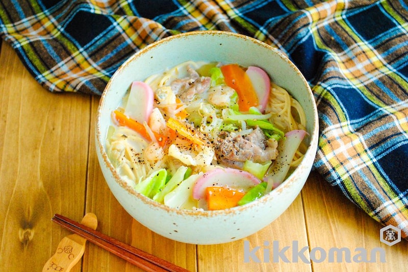 ちゃんぽん風大豆麺(大豆麺細麺使用)