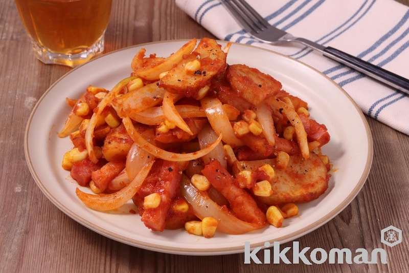 厚切りベーコンのトマトジャーマンポテト(洋食おまかせ トマトソース使用)