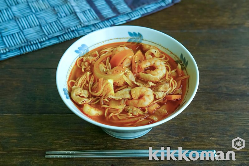 韓国風海鮮ちゃんぽん風(大豆麺細麺使用)