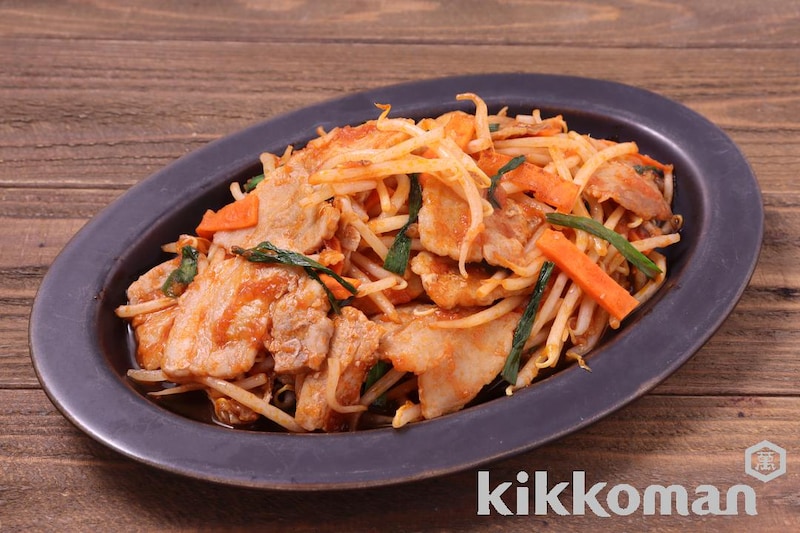 もやしと豚バラのトマト炒め(洋食おまかせ トマトソース使用)