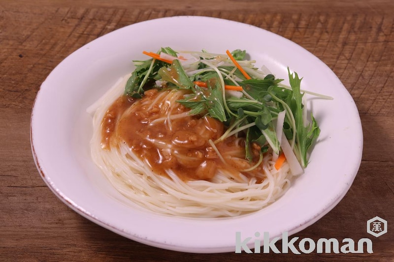 ザクザクナッツごまだれそうめん(具麺使用)