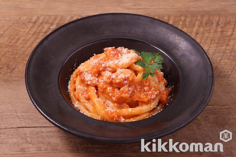 トマトクリームチーズうどん(具麺使用)