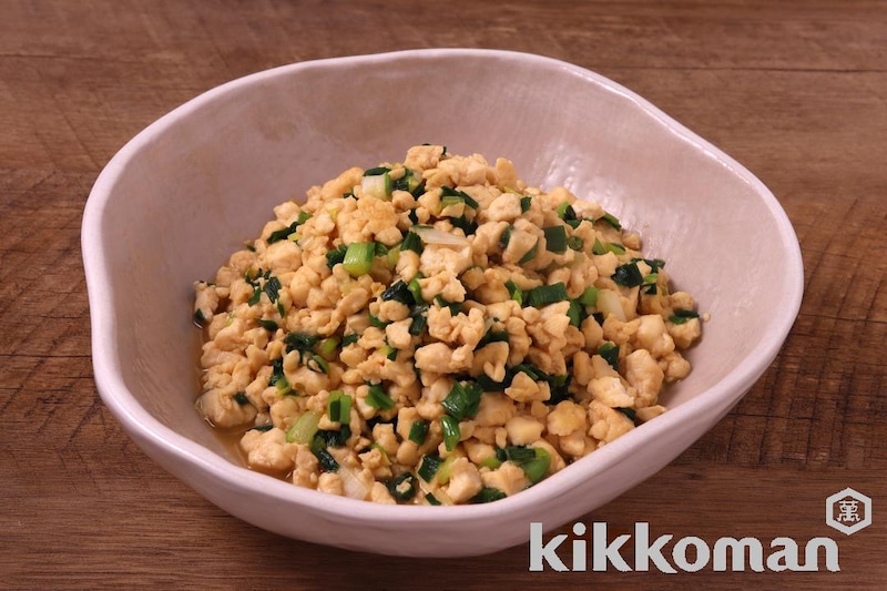 わけぎの雷豆腐