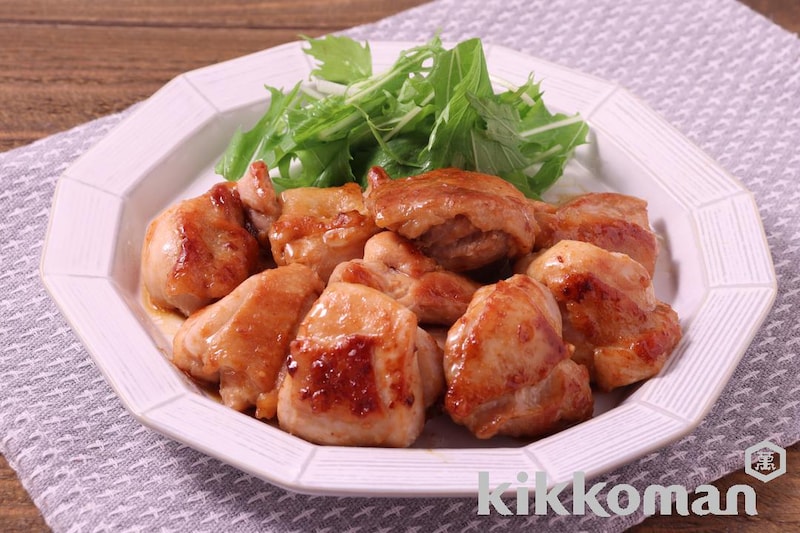 鶏もも肉のしぼ生焼き【味つけは生しょうゆだけ】