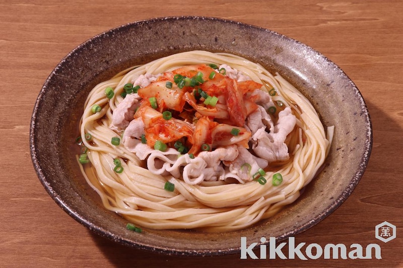 豚しゃぶキムチ大豆麺(大豆麺平麺使用)
