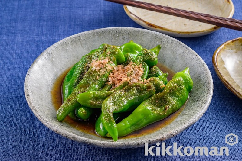 万願寺唐辛子の焼きびたし