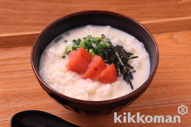 明太豆乳だし茶漬け