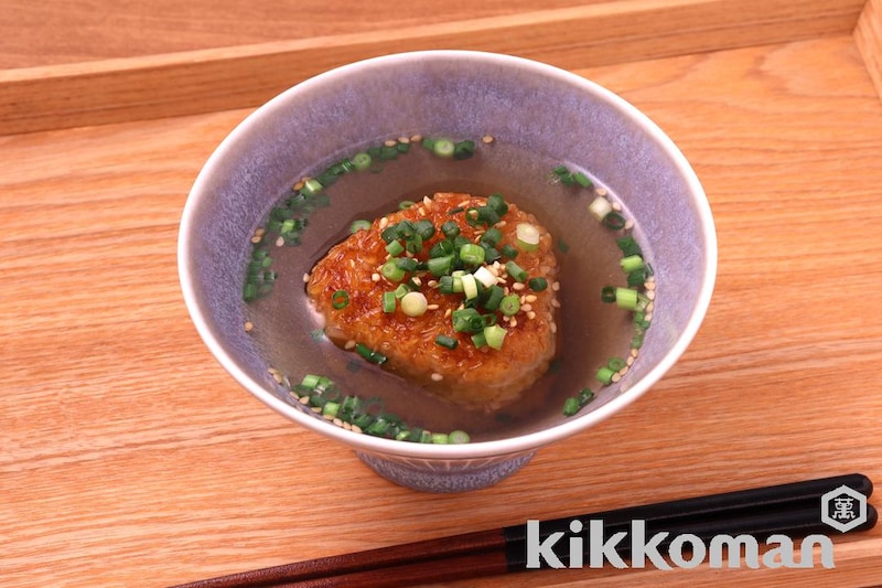 焼きおにぎりのだし茶漬け