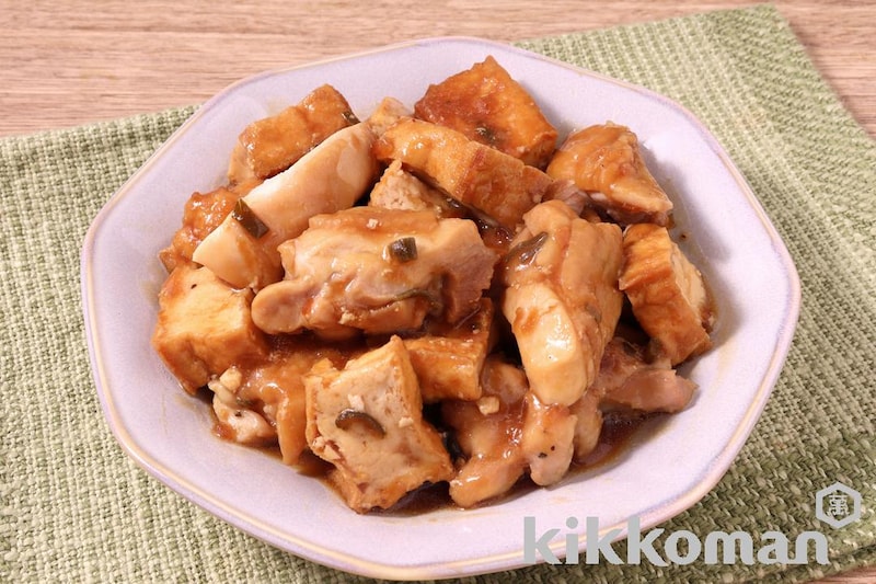 鶏ももと厚揚げの香味ねぎだれ(うちのごはん使用)