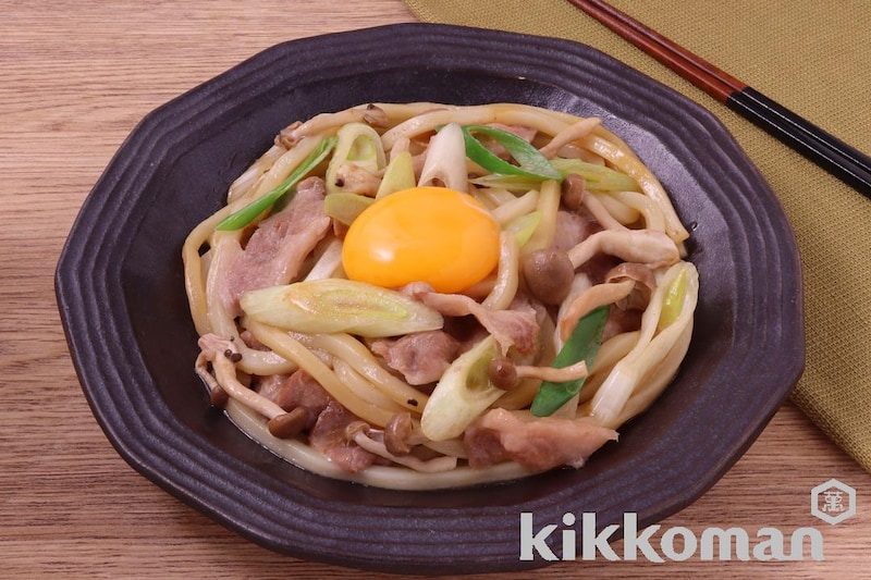 すき焼き風うどん(基本のおかずつゆ使用)