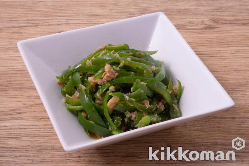 ピーマンのナムル(基本のおかずつゆ使用)