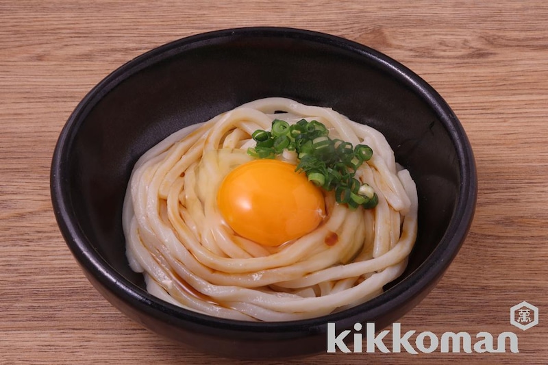 釜玉うどん(基本のおかずつゆ使用)