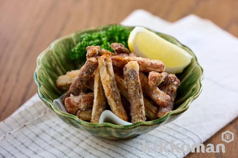 ごぼうのしょうが風味から揚げ