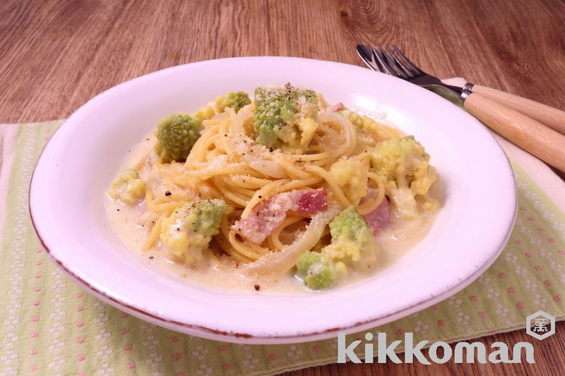 ワンパンで!ロマネスコの豆乳クリームパスタ