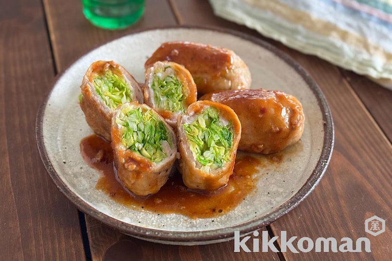 たっぷりキャベツの肉巻き 濃厚コクみそだれ