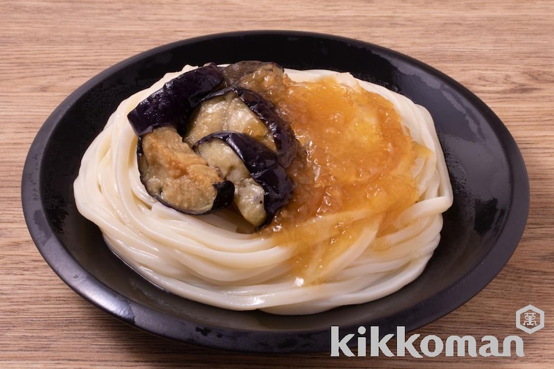 揚げなす柚子鬼おろしうどん(具麺使用)