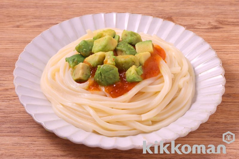 アボカド明太子うどん(具麺使用)