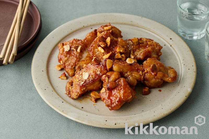 韓国風チキンのナッツあえ