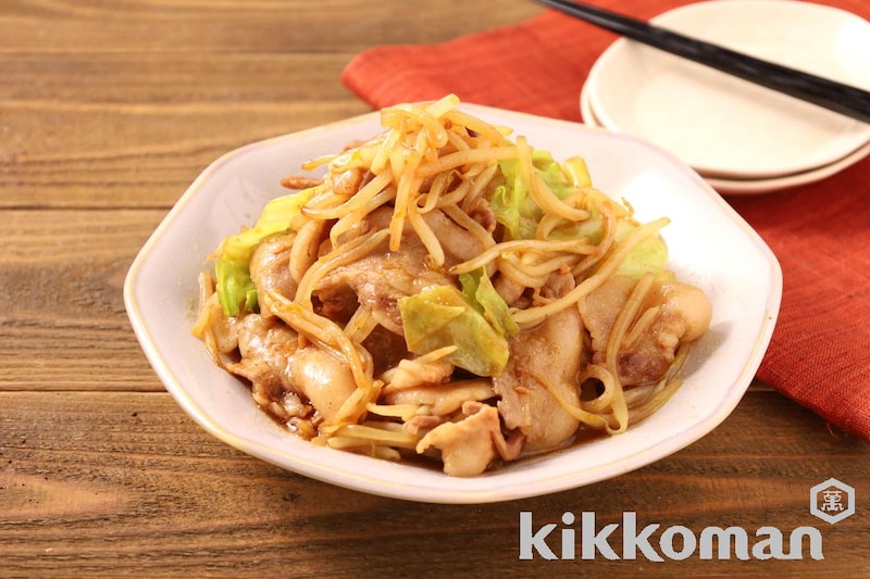 たっぷりもやしの肉野菜炒め