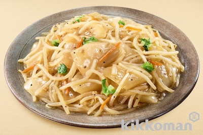 大根ともやしのバター醤油【1/2日分の野菜使用】（うちのごはん使用）