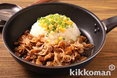 ポークペッパーライス（クセになるガーリックバター醤油だれ使用）