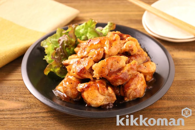 ガーリックバターチキン(クセになるガーリックバター醤油だれ使用)