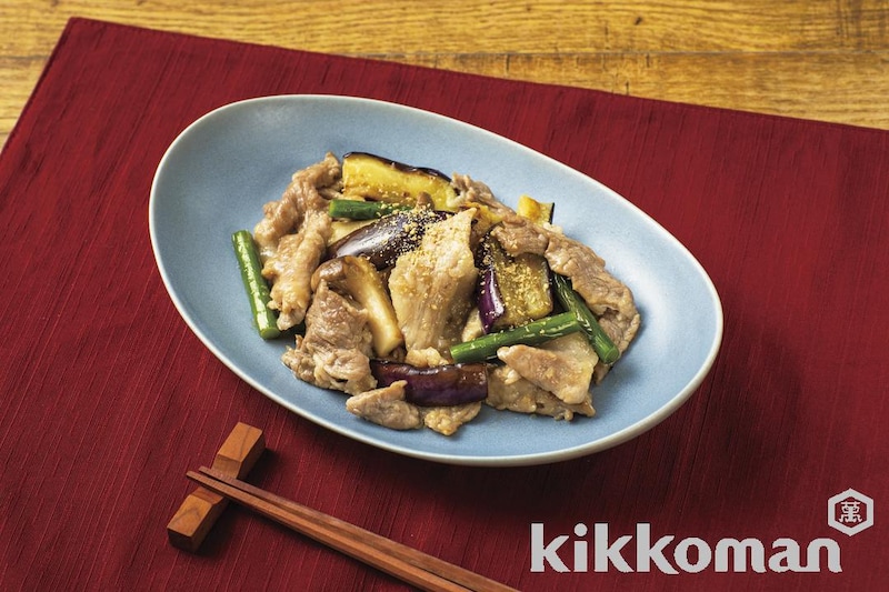 マヨぽん炒め【人気の豚肉となす】(だしわりぽんず使用)