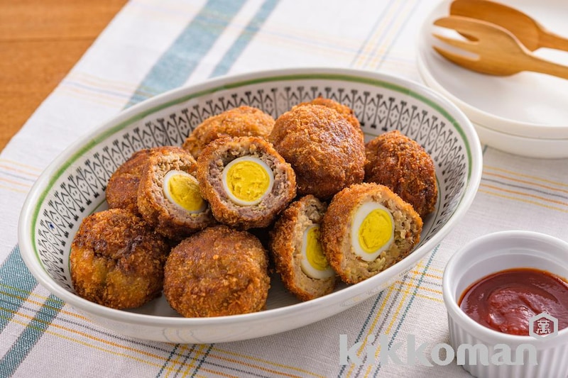 うずらの卵のスコッチエッグ【お弁当にもぴったり】