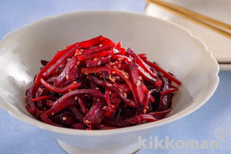 ビーツのきんぴらしょうが風味