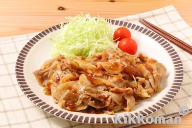 豚バラの生姜焼き（生姜焼のたれ使用）