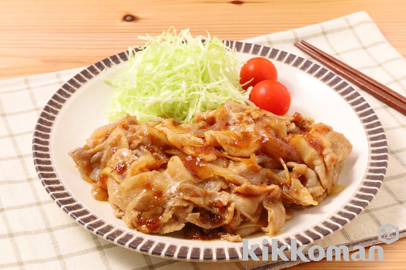 豚バラの生姜焼き(生姜焼のたれ使用)