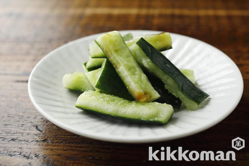 たたききゅうり わさび酢和え【しょうゆぽたぽたレシピ】