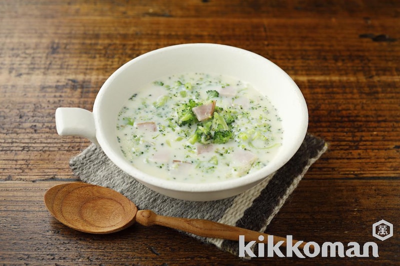 ブロッコリーの豆乳スープ【ビタミンCが摂れるサプリ副菜】