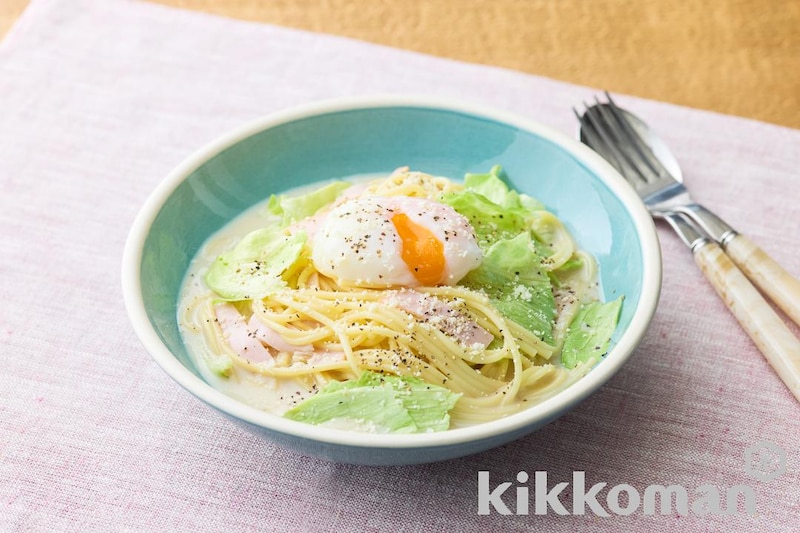 冷製豆乳カルボナーラ